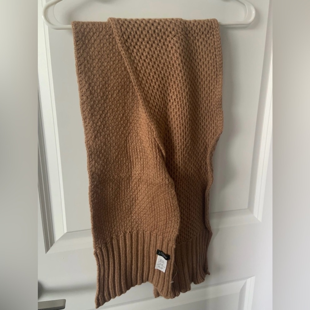 J crew camel colour scarf